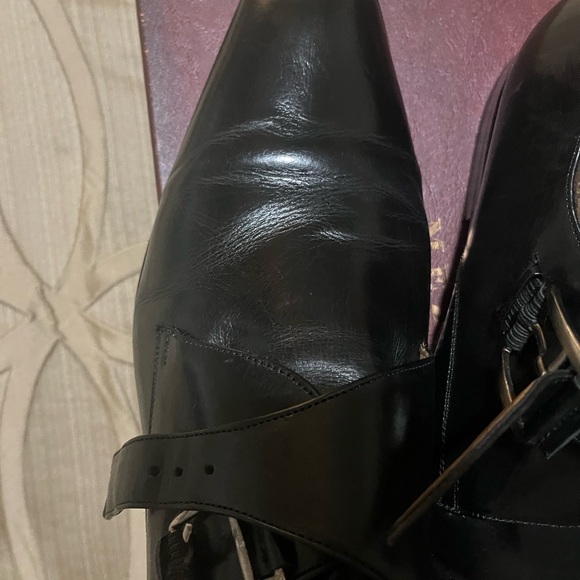 Mezlan Black Leather Oxfords main image 9